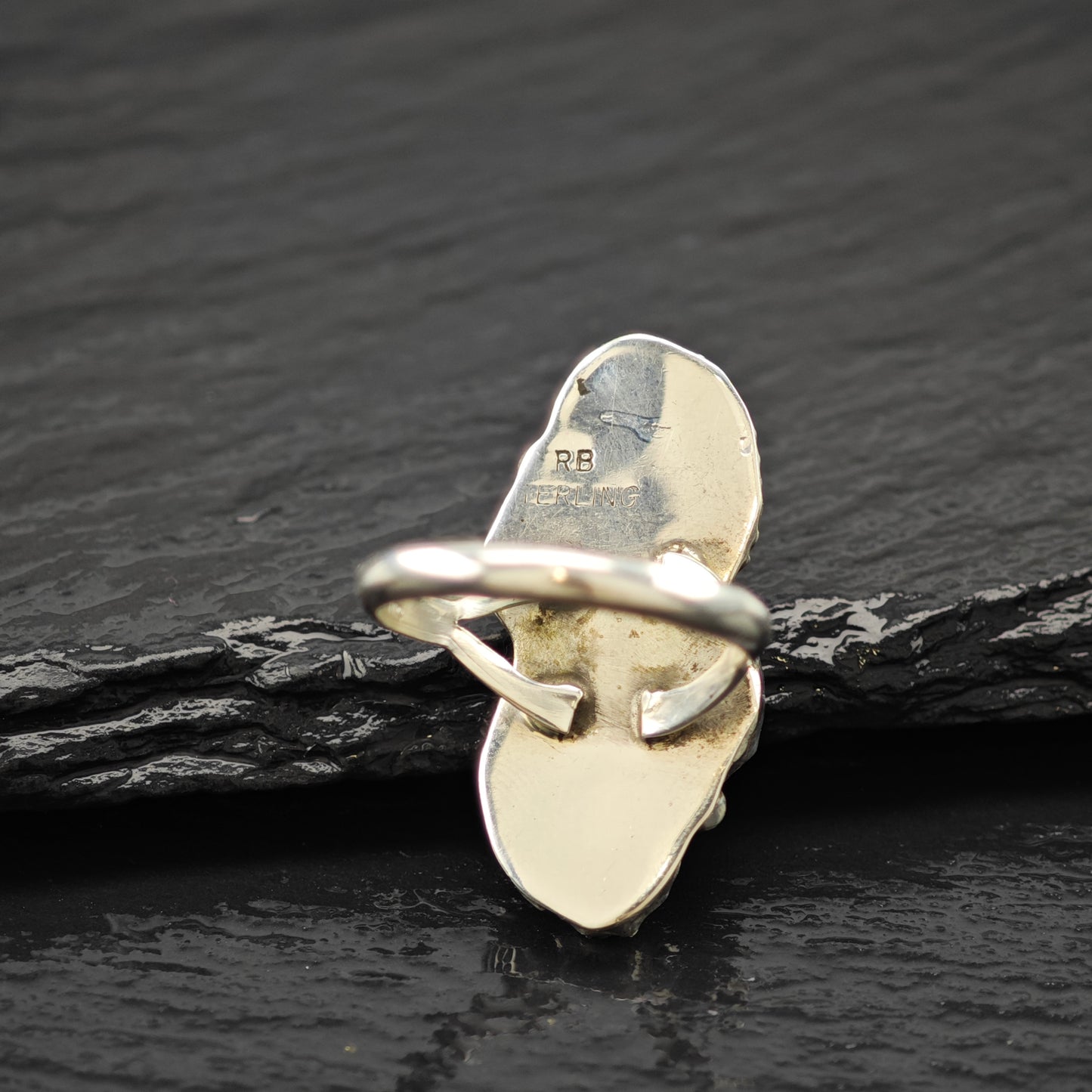 Gemstone Ring Native American Sterling Silver Sz 6 R6279