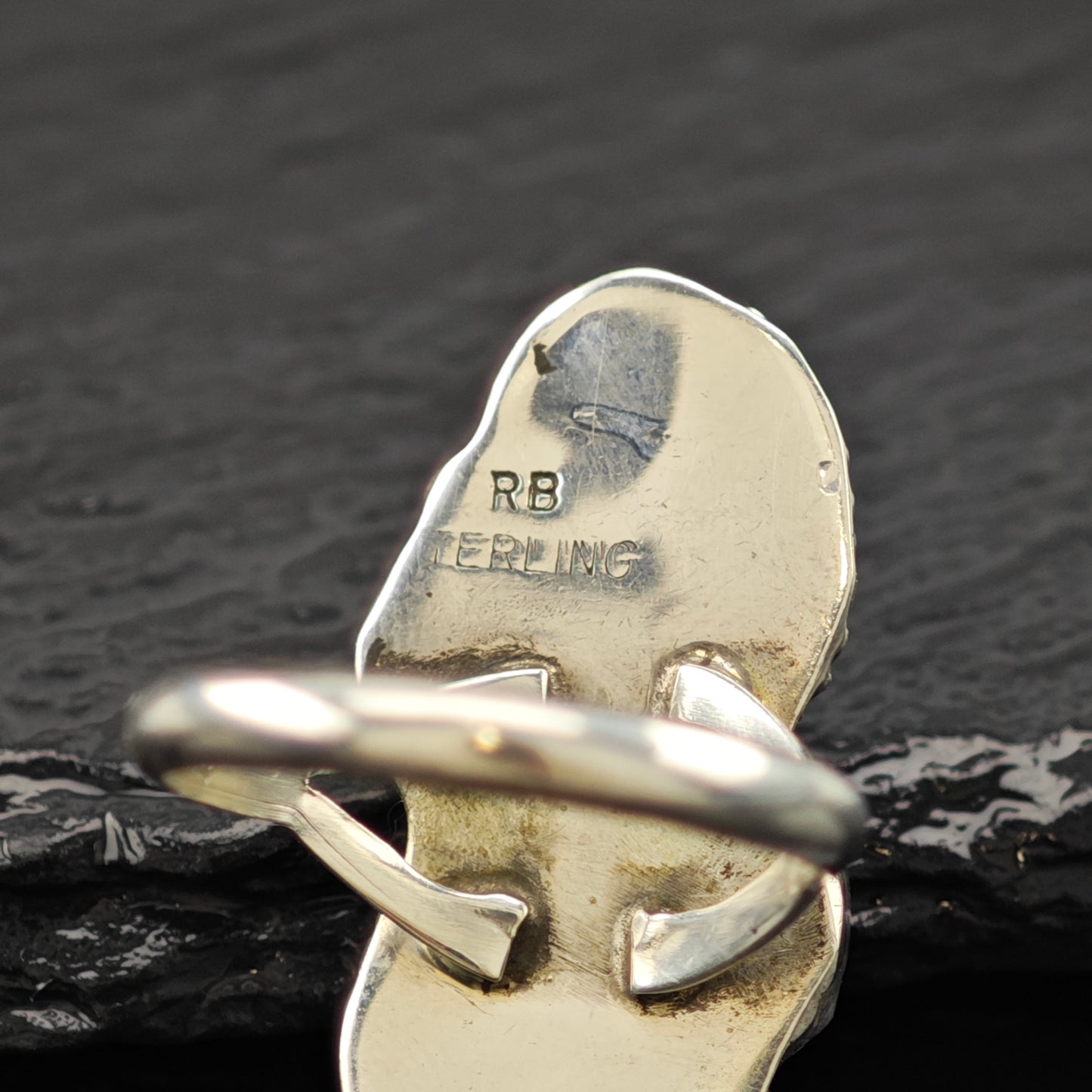 Gemstone Ring Native American Sterling Silver Sz 6 R6279
