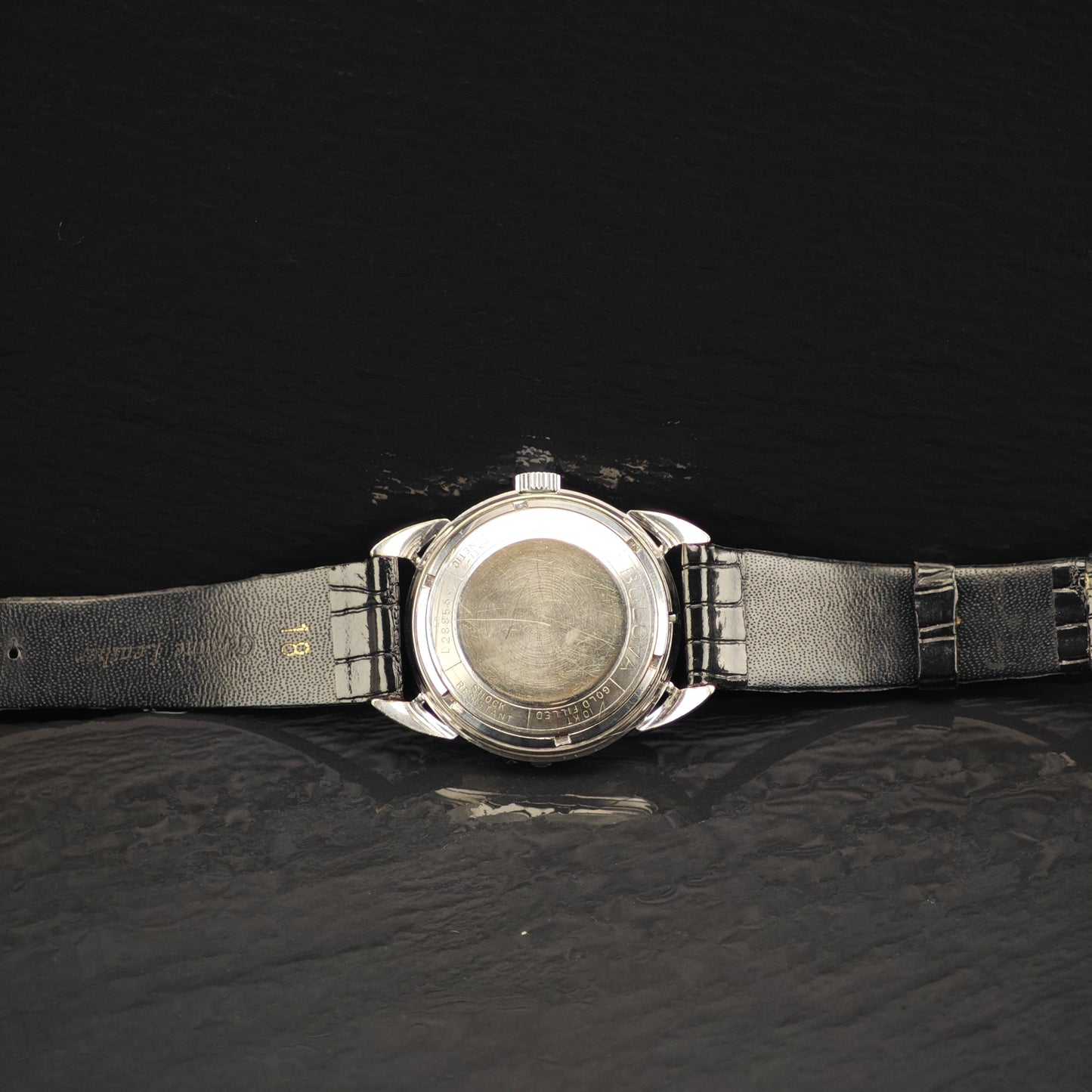 Vintage Bulova 23j Automatic Diamond Markers Watch MISC0363