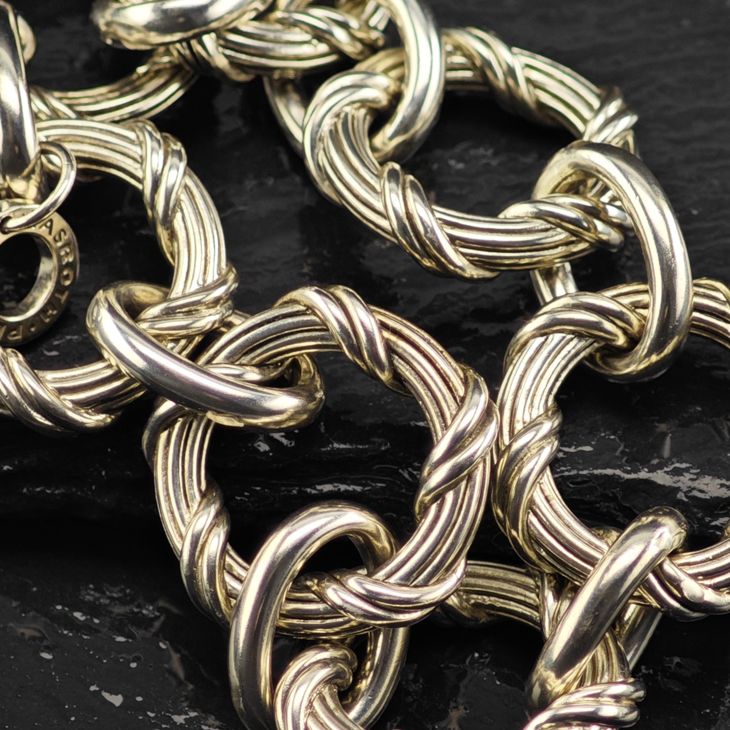 Peter Thomas Roth Sterling Silver Link Bracelet Sz 6 1/4" BR3048