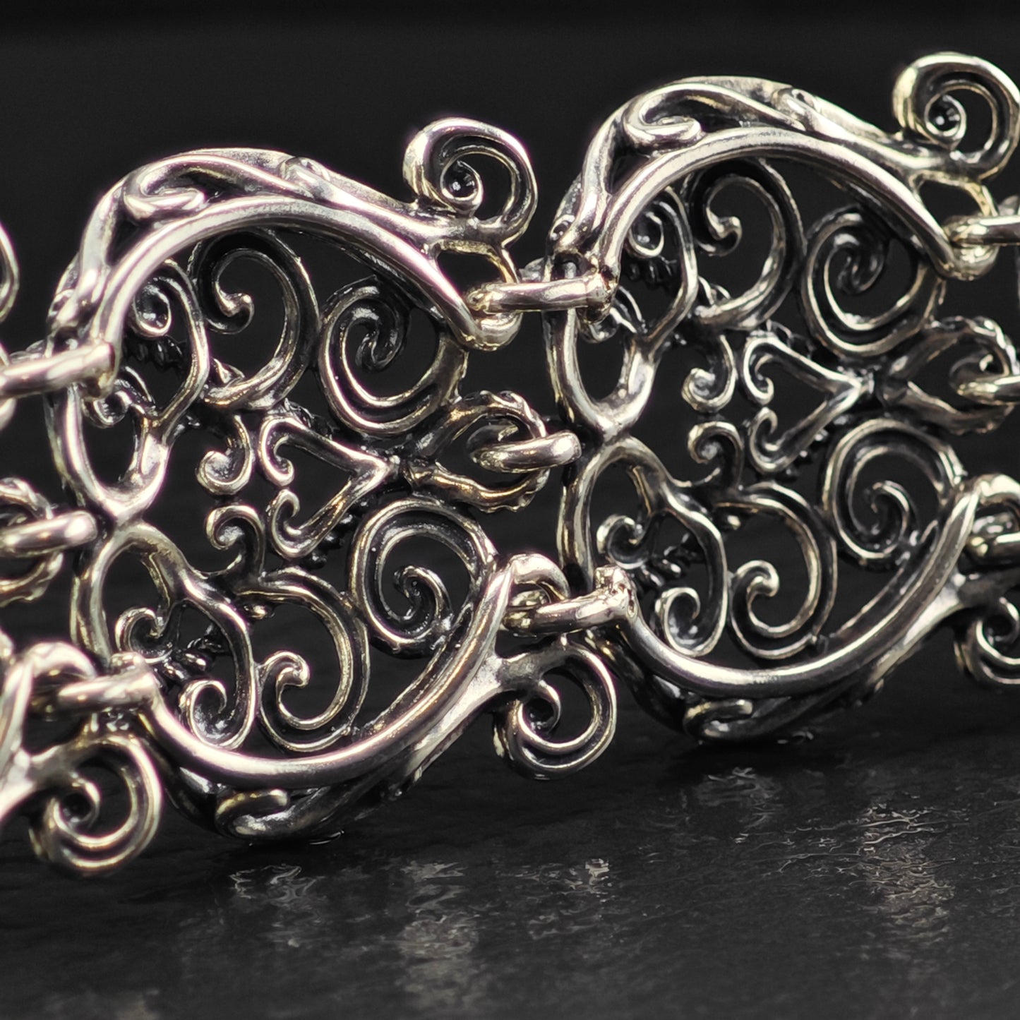 Carolyn Pollack Sterling Silver Bracelet Sz 6" BR3045
