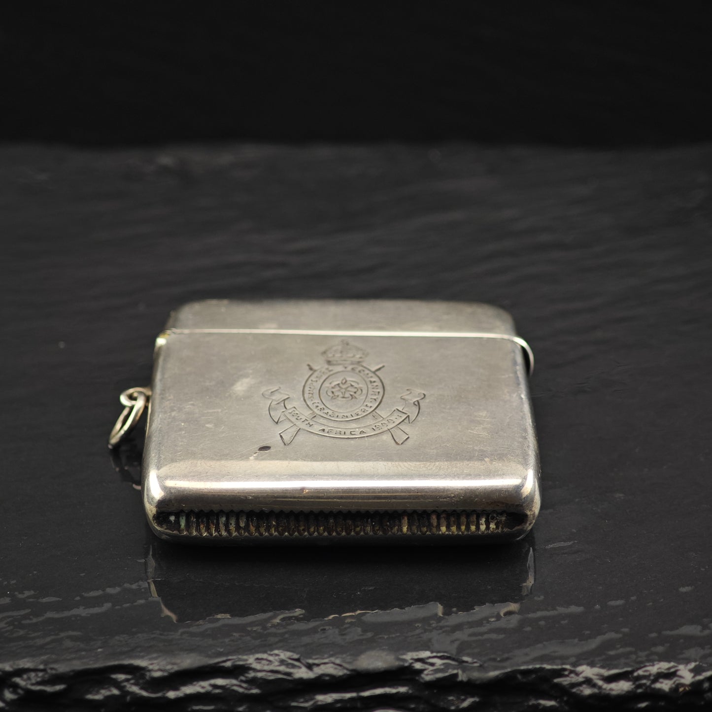 WWI Soldier Vesta Case Sterling Silver MISC0341