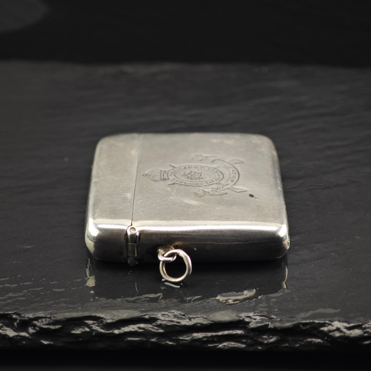 WWI Soldier Vesta Case Sterling Silver MISC0341