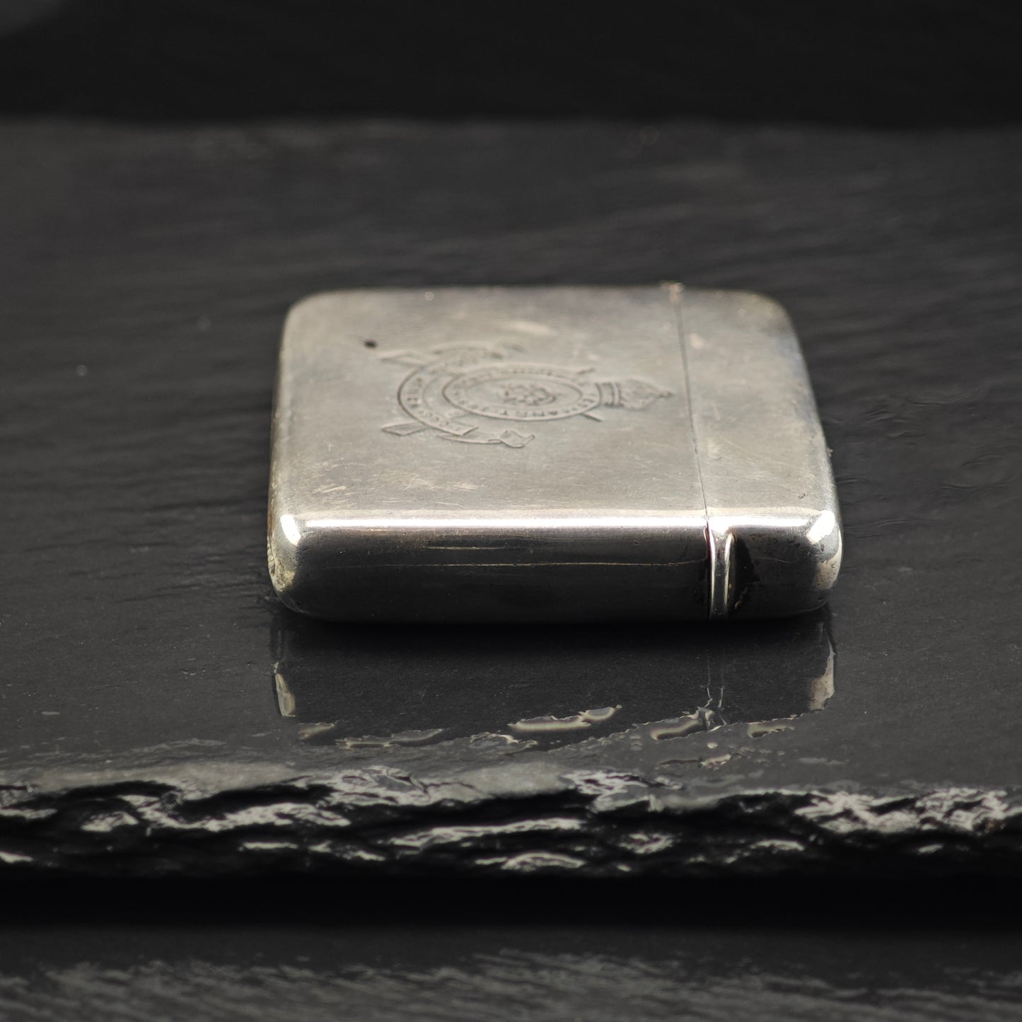 WWI Soldier Vesta Case Sterling Silver MISC0341