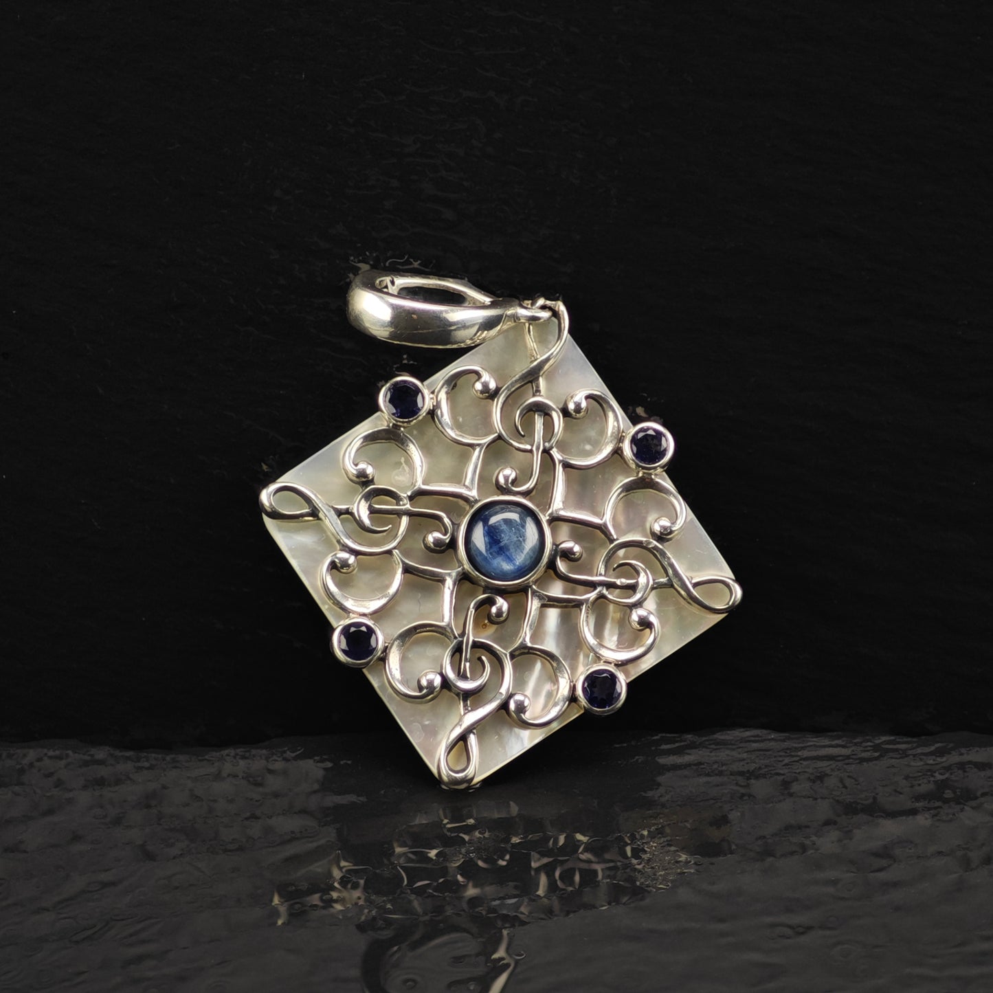 Carolyn Pollack  Multi-Gemstone Pendant Sterling Silver P2850