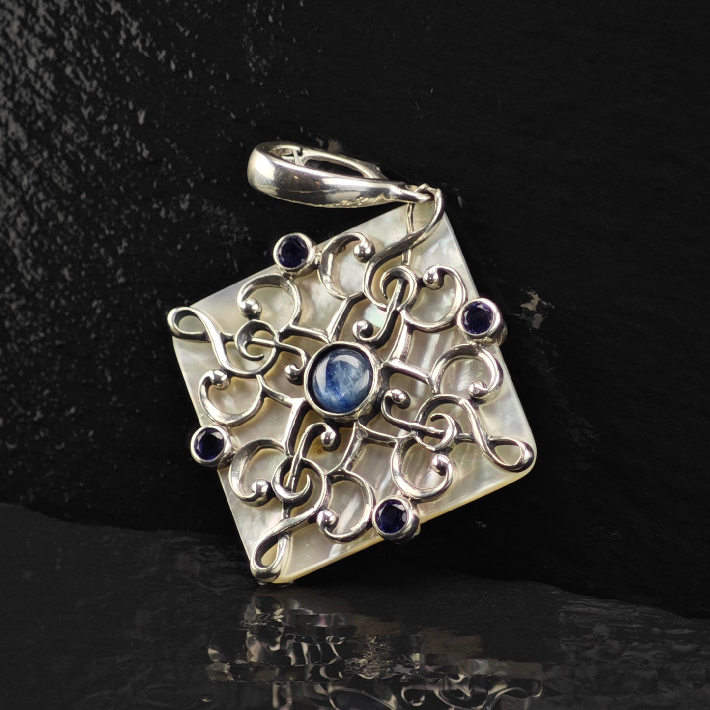 Carolyn Pollack  Multi-Gemstone Pendant Sterling Silver P2850