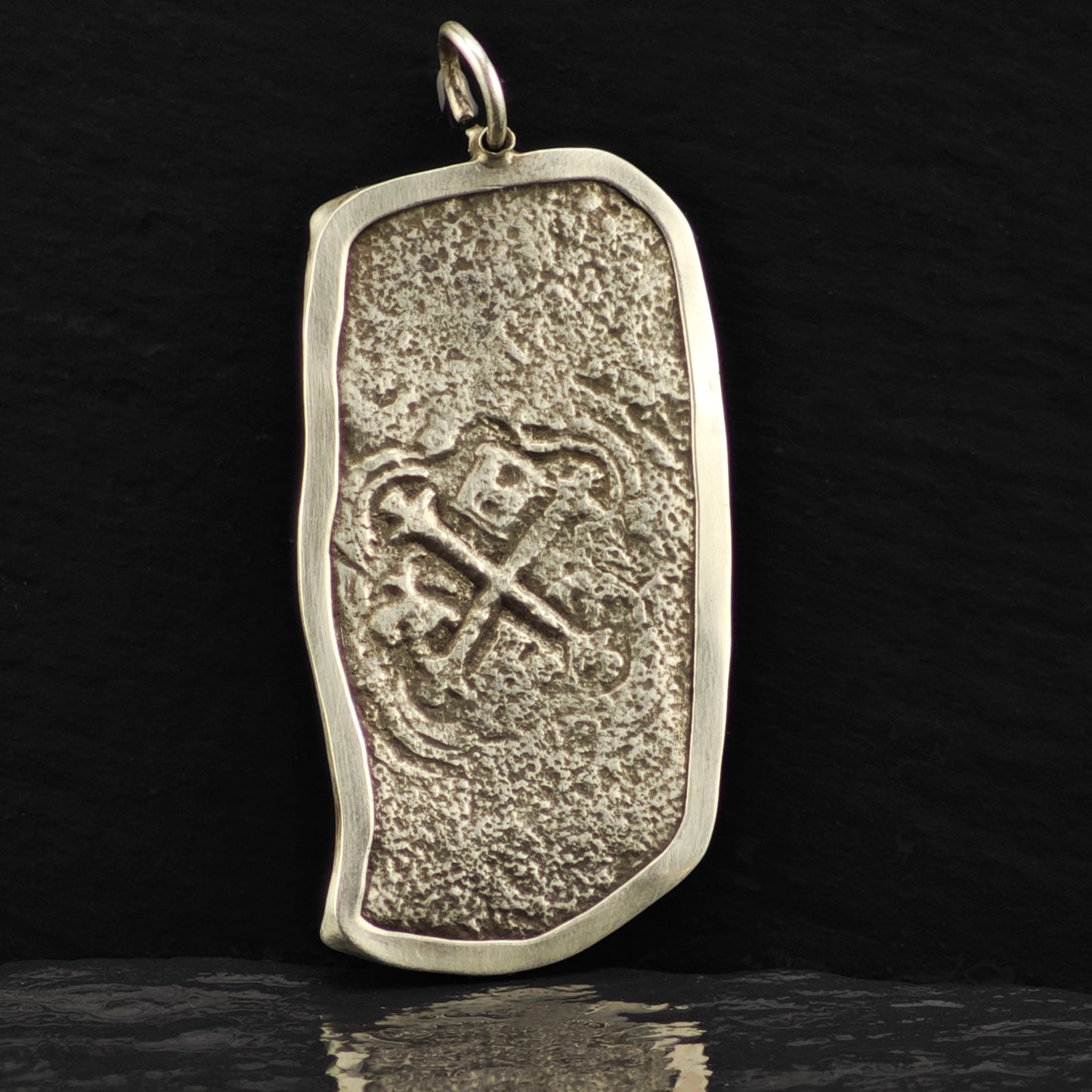 1700 Atocha Shipwreck Coin Pendant Sterling Silver P2856