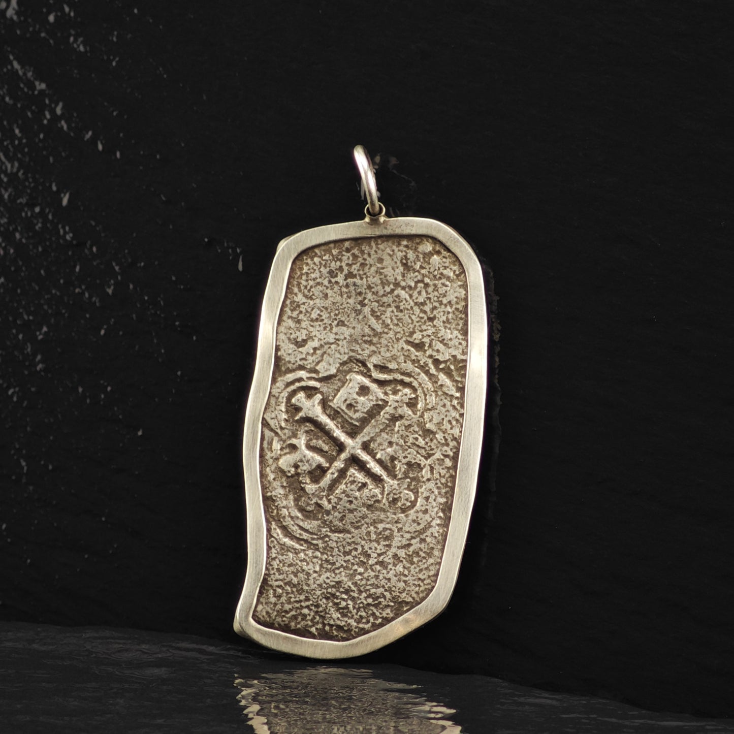 1700 Atocha Shipwreck Coin Pendant Sterling Silver P2856