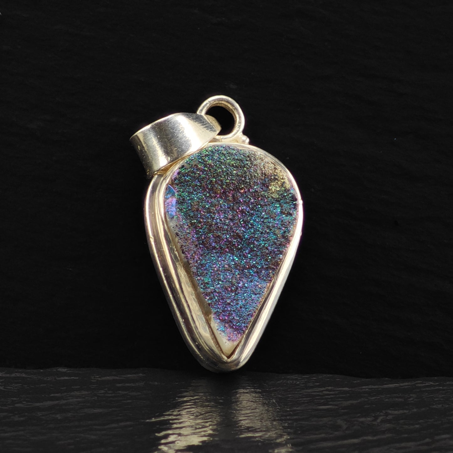 Druzy Pendant Sterling Silver P2858