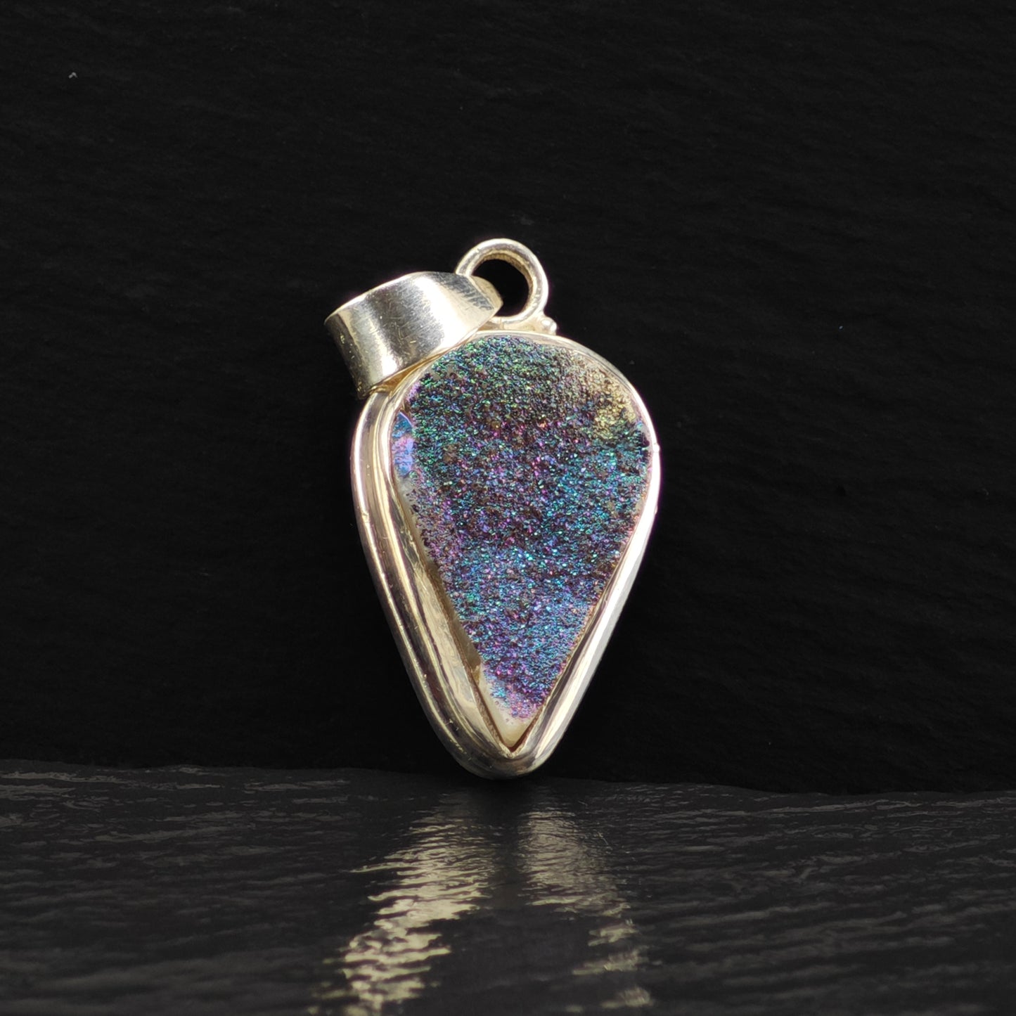 Druzy Pendant Sterling Silver P2858