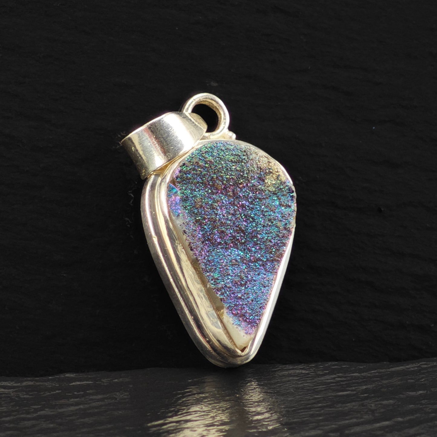 Druzy Pendant Sterling Silver P2858