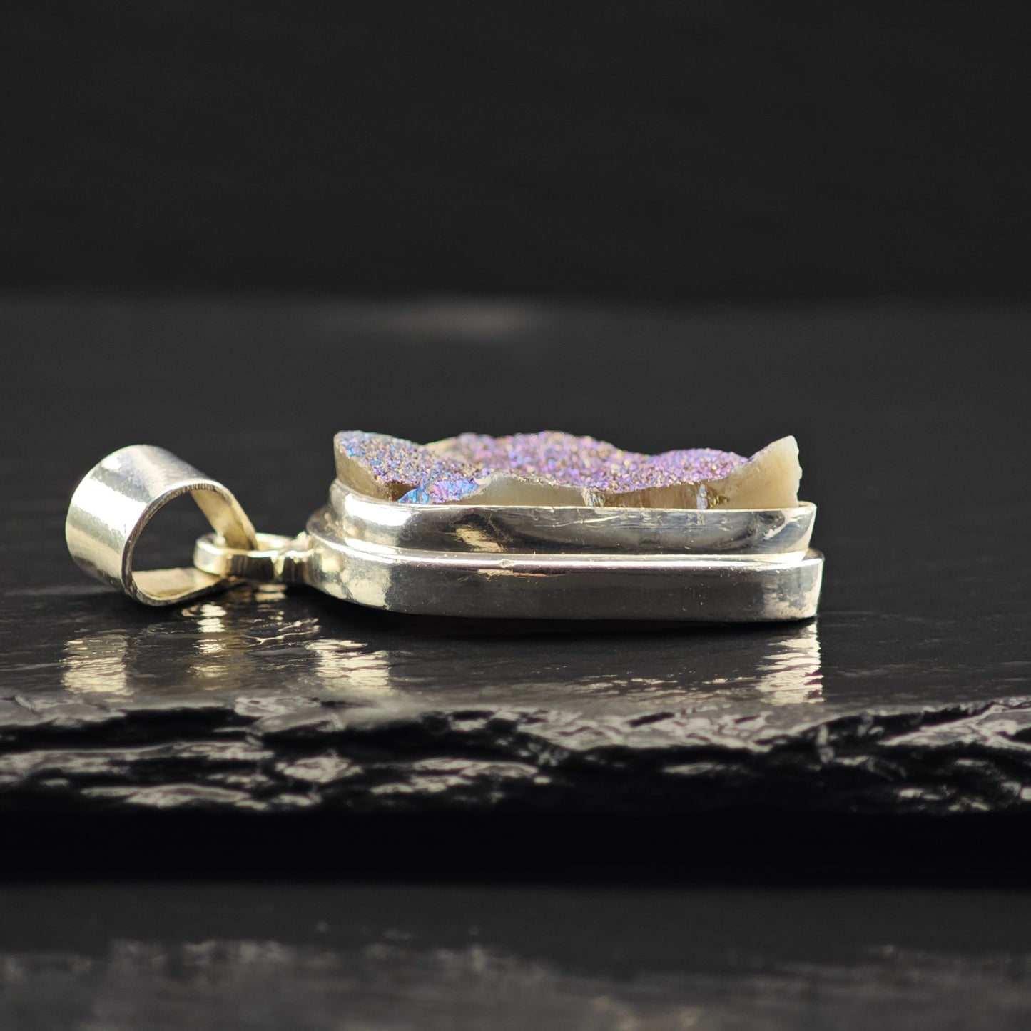 Druzy Pendant Sterling Silver P2858