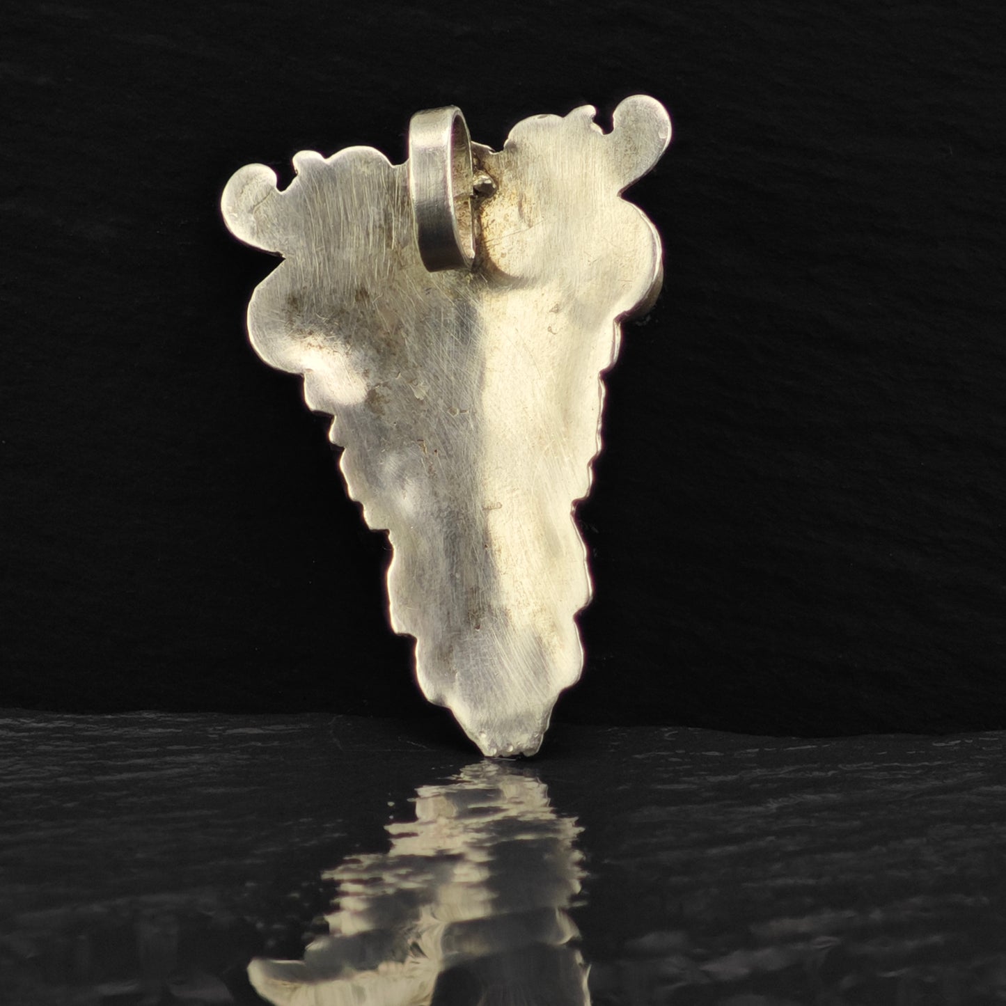 Art Novaue Revival Lion Pendant Sterling Silver P2861