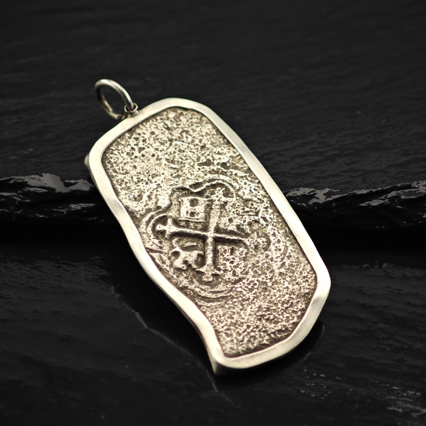1700 Atocha Shipwreck Coin Pendant Sterling Silver P2856