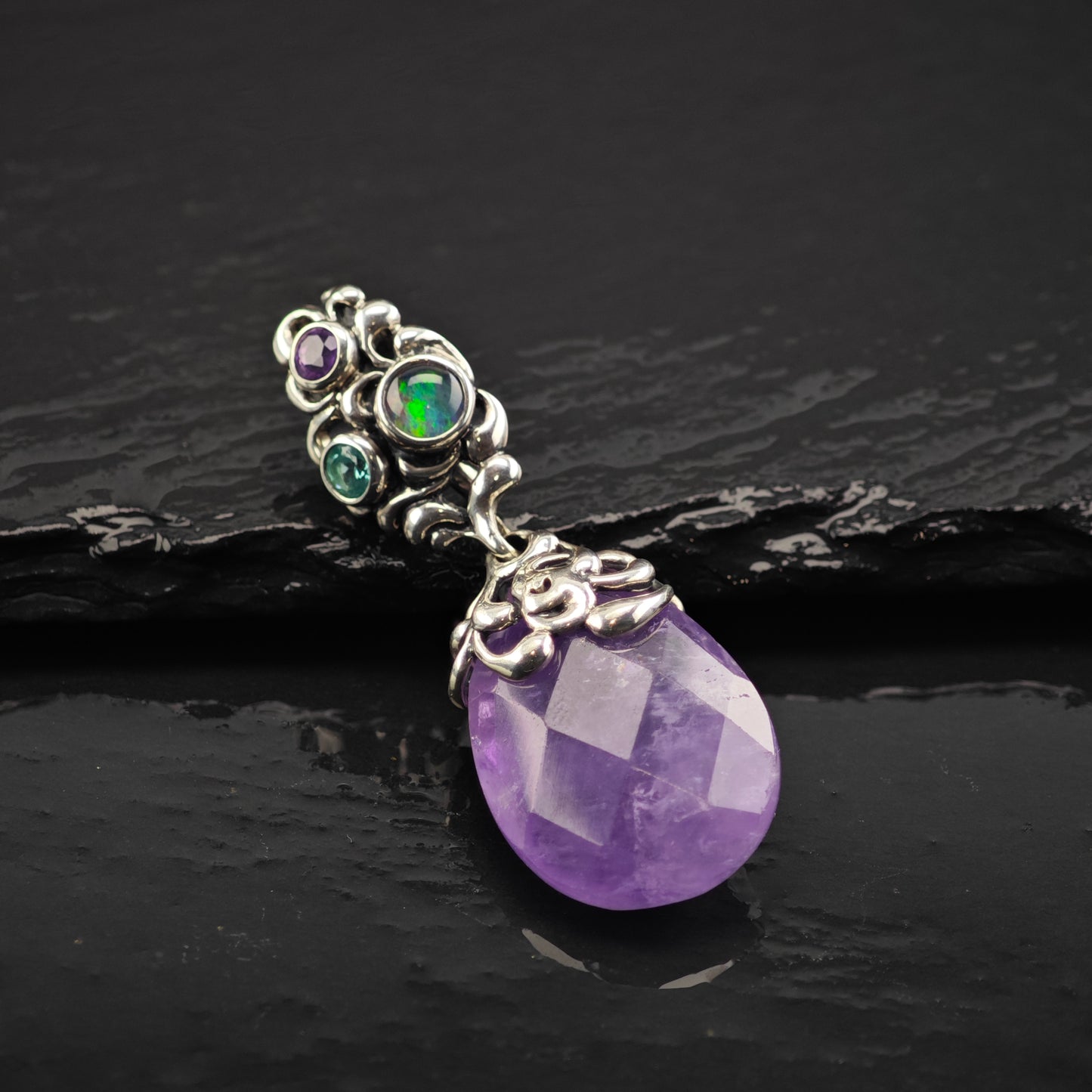 UPDATE PHOTOS Carolyn Pollack Gemstone Pendant Sterling Silver P2847
