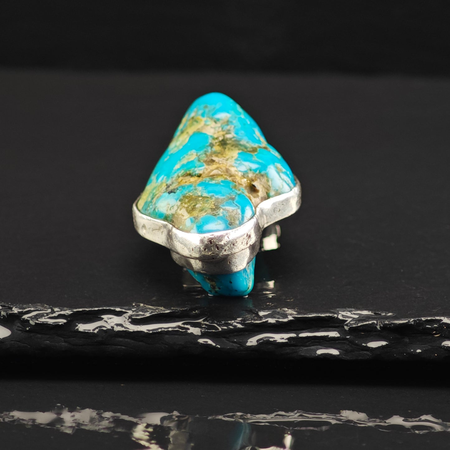 Sw Reversible Turquoise Pendant Sterling Silver P2873