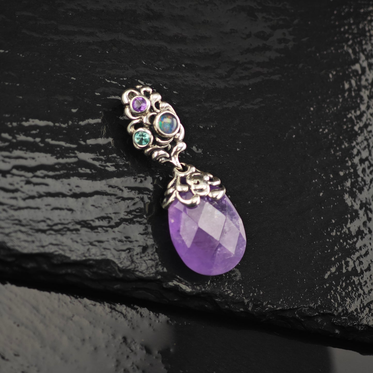 UPDATE PHOTOS Carolyn Pollack Gemstone Pendant Sterling Silver P2847