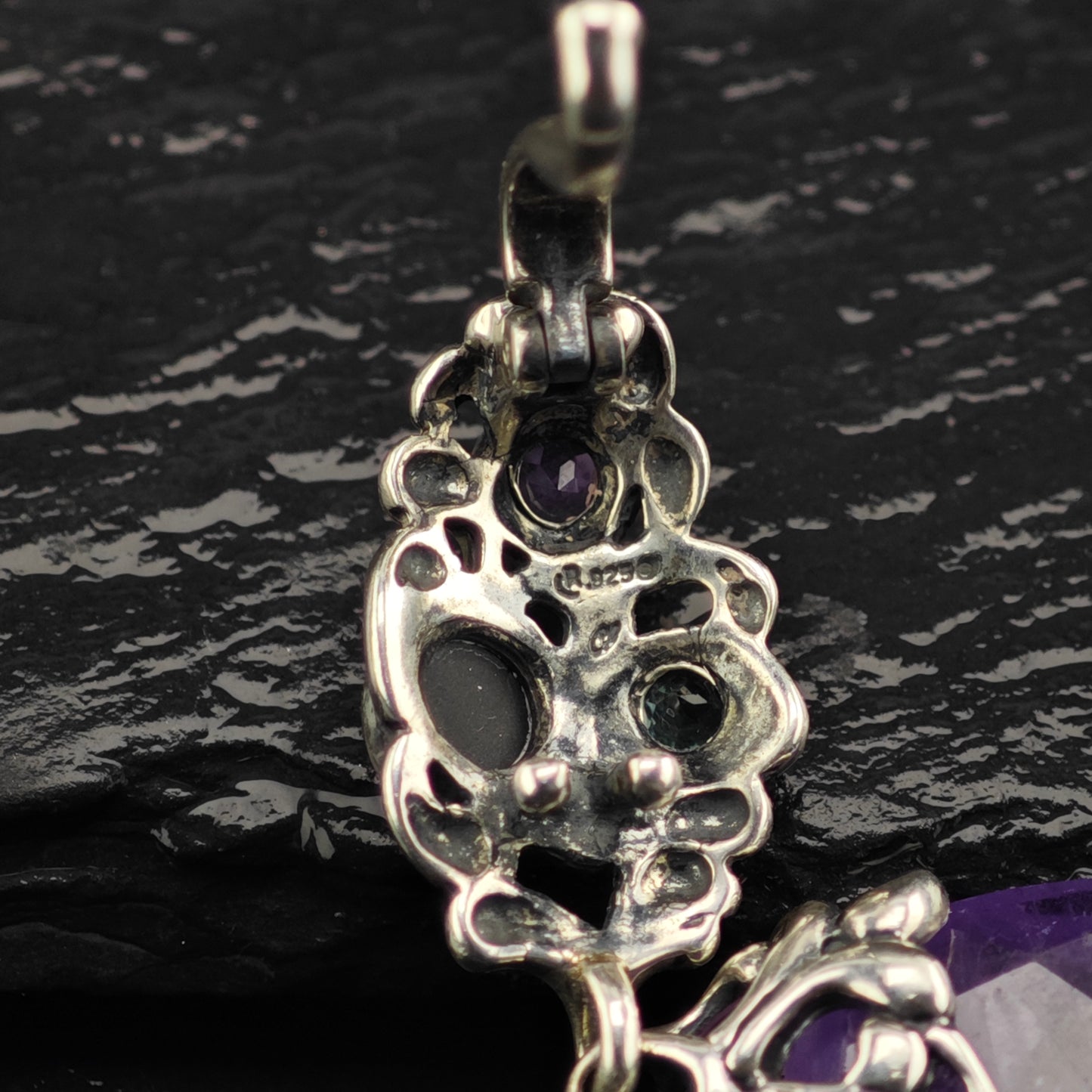UPDATE PHOTOS Carolyn Pollack Gemstone Pendant Sterling Silver P2847