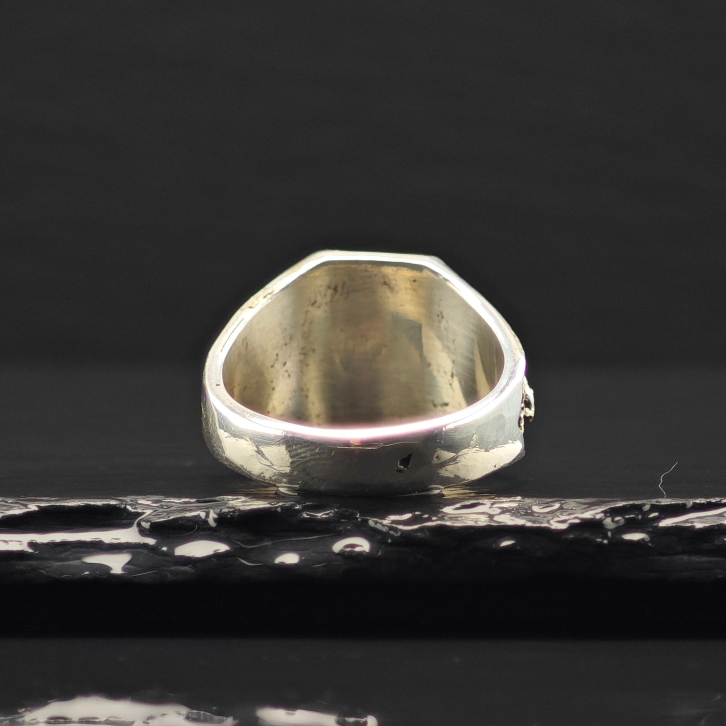 Sw Chief Inlay Ring Sterling Silver Sz 10 1/2 R6336