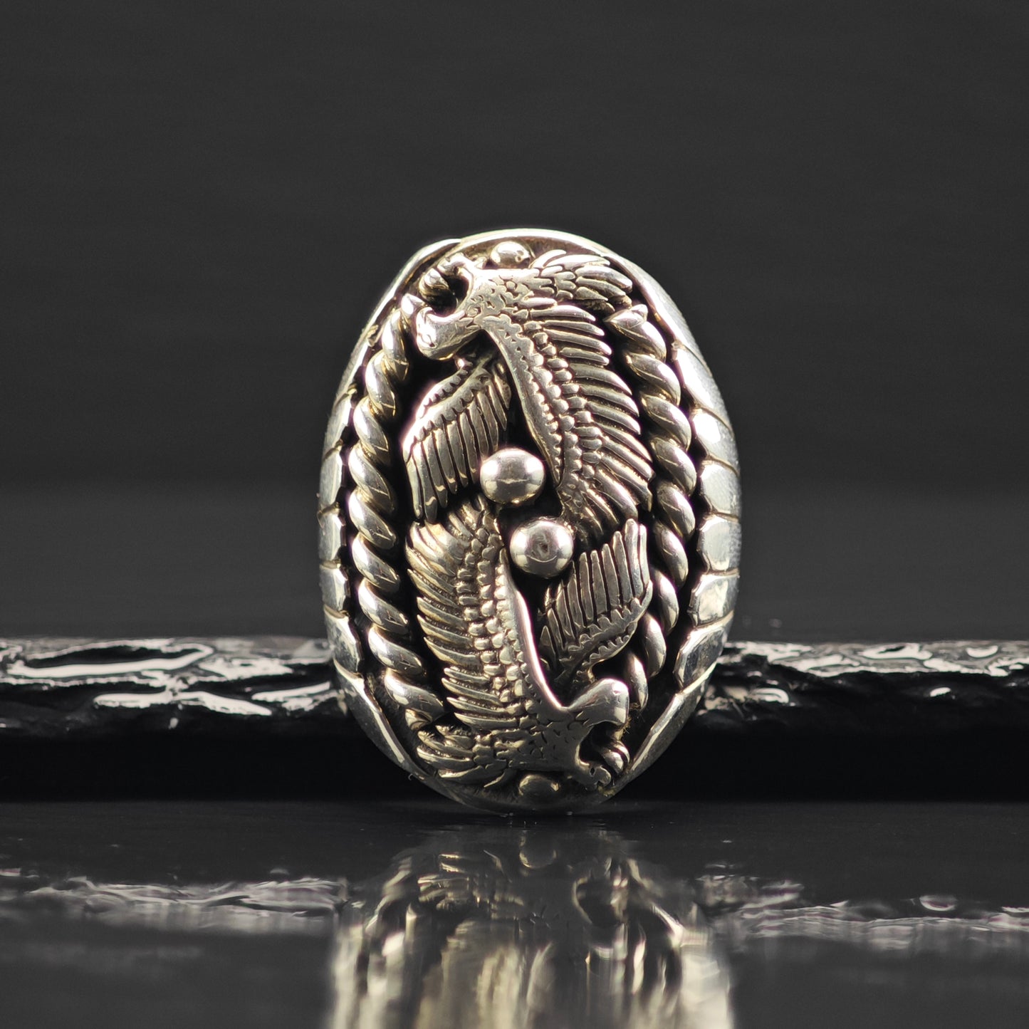 Sw Statement Eagle Ring Sterling Silver Sz 9 1/2 R6345
