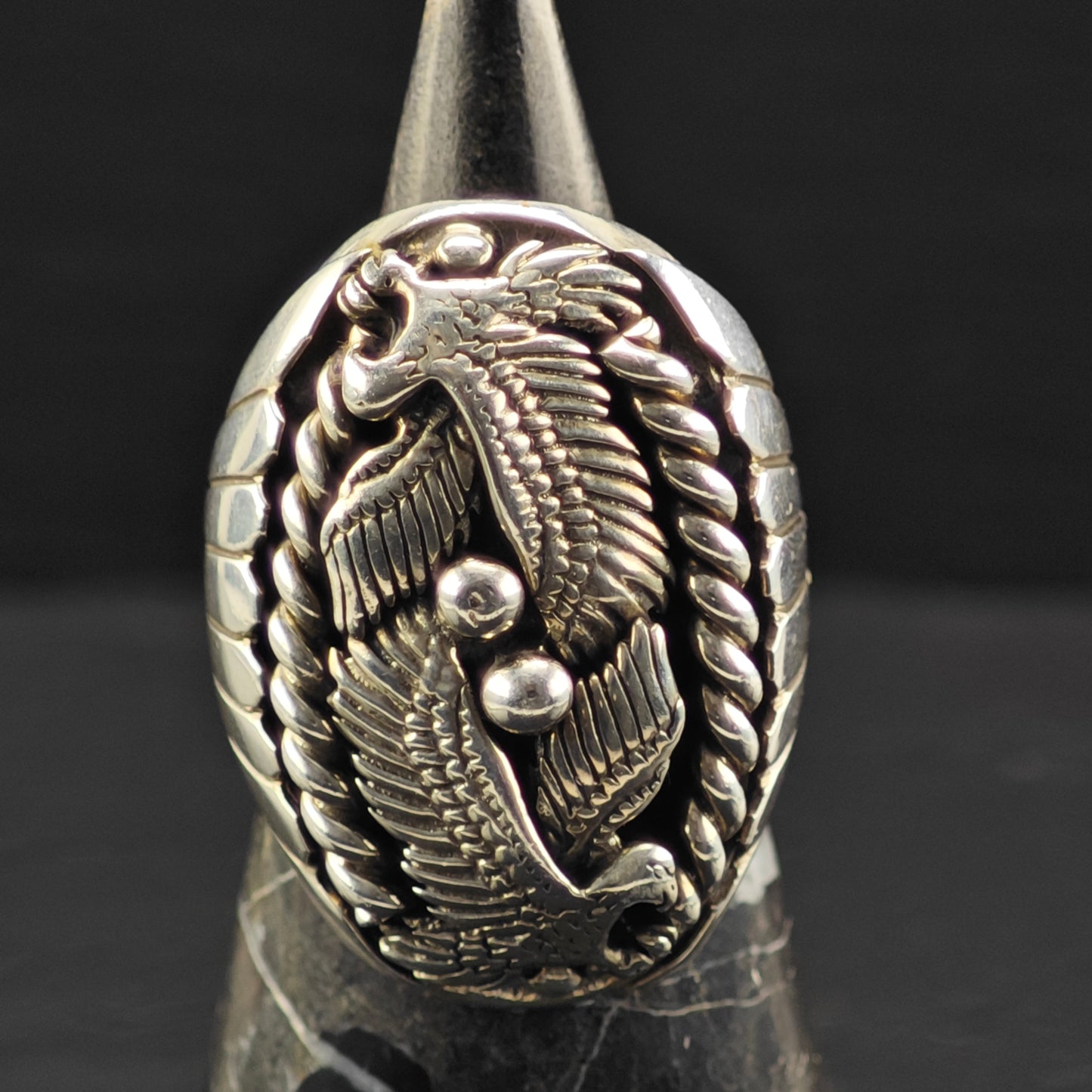 Sw Statement Eagle Ring Sterling Silver Sz 9 1/2 R6345