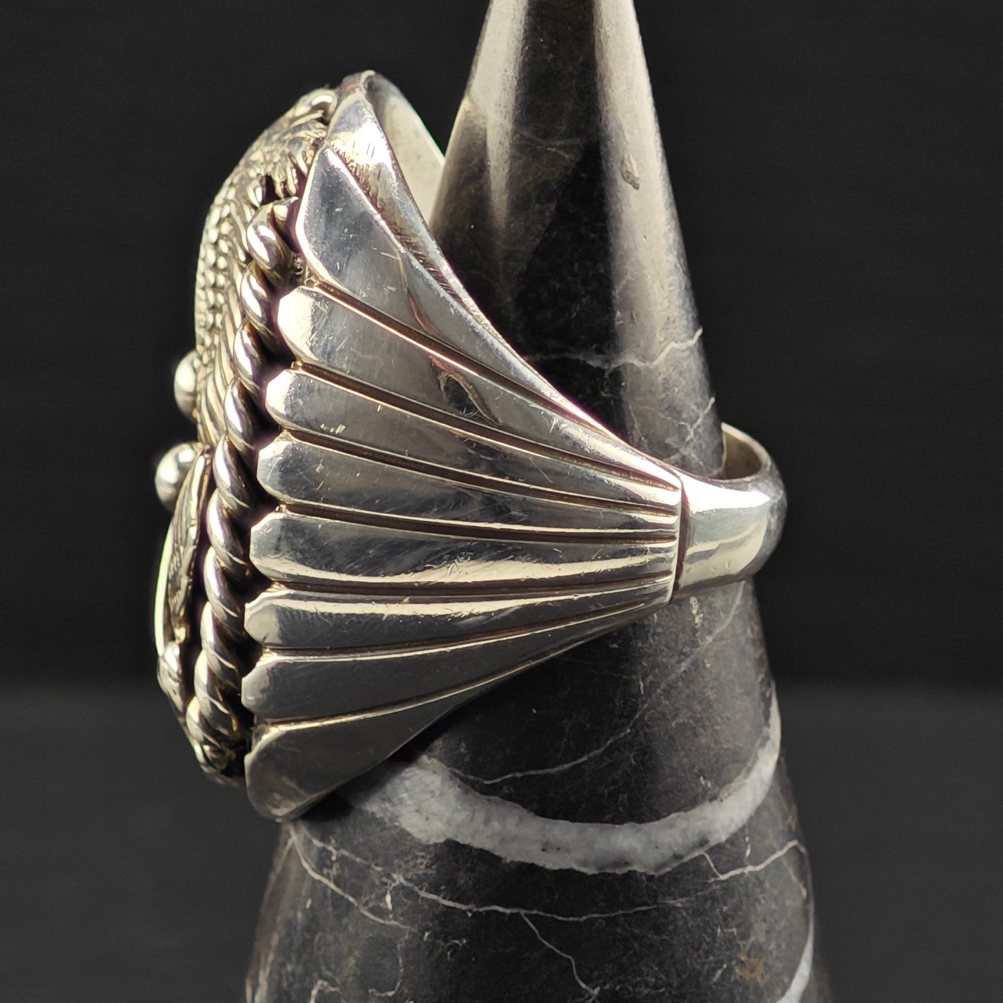 Sw Statement Eagle Ring Sterling Silver Sz 9 1/2 R6345