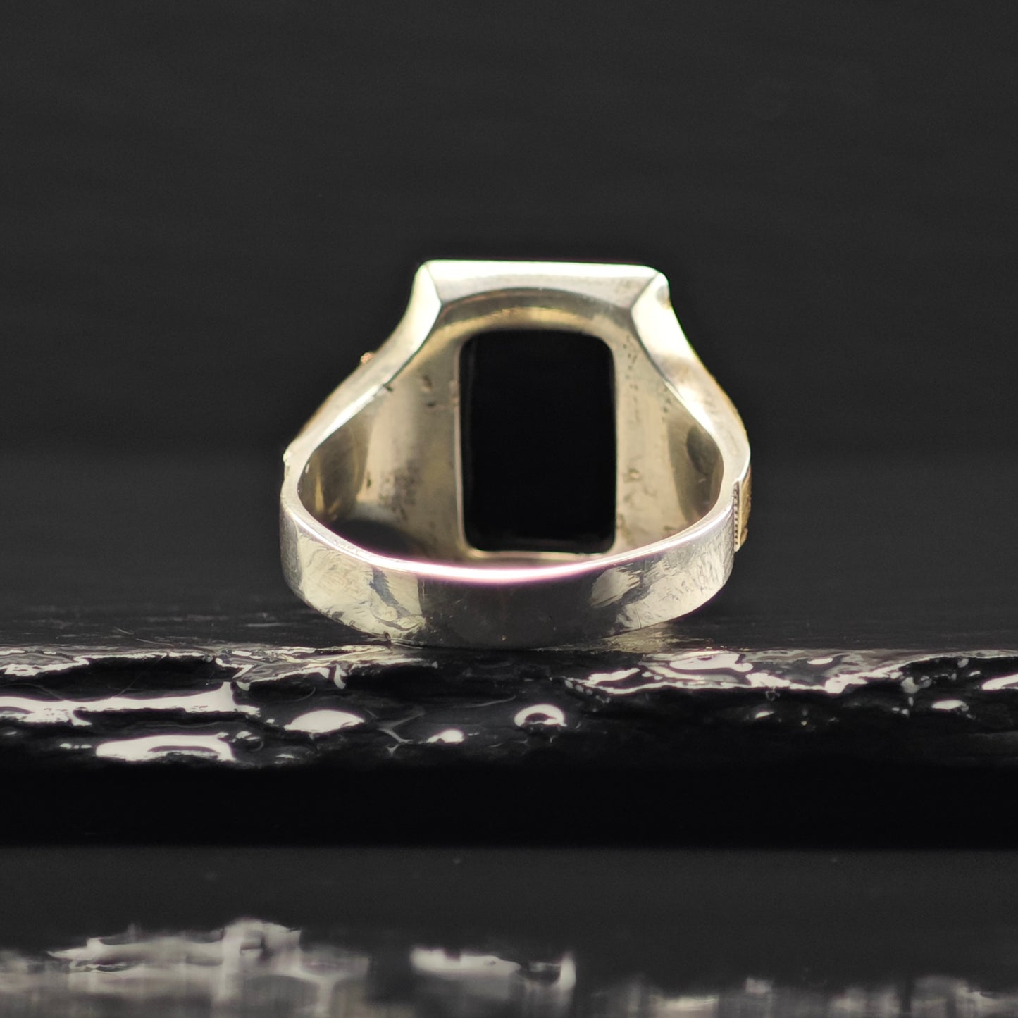 Black Hills Gold Master Mason Ring Sterling Silver Sz 12 R6373