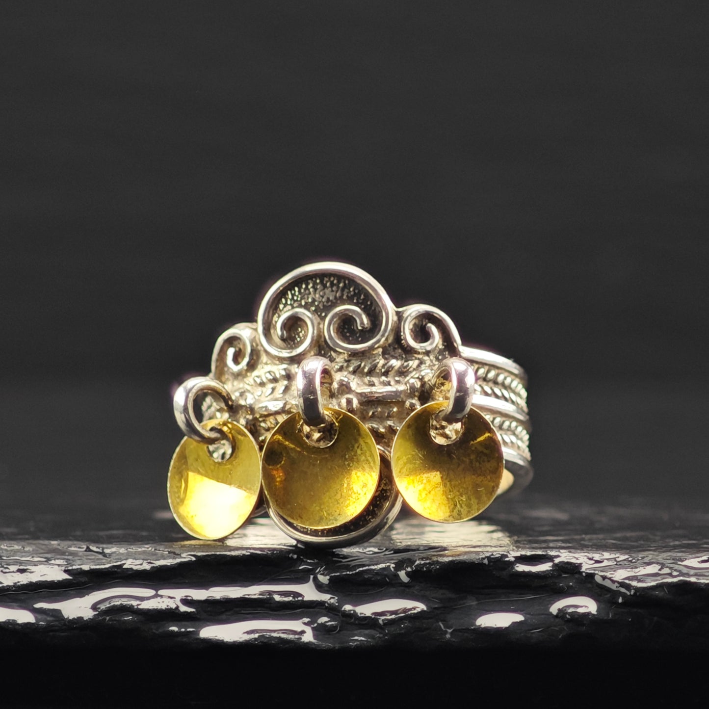Norwegian Solje Style Ring 830 Silver Sz 7 R6374