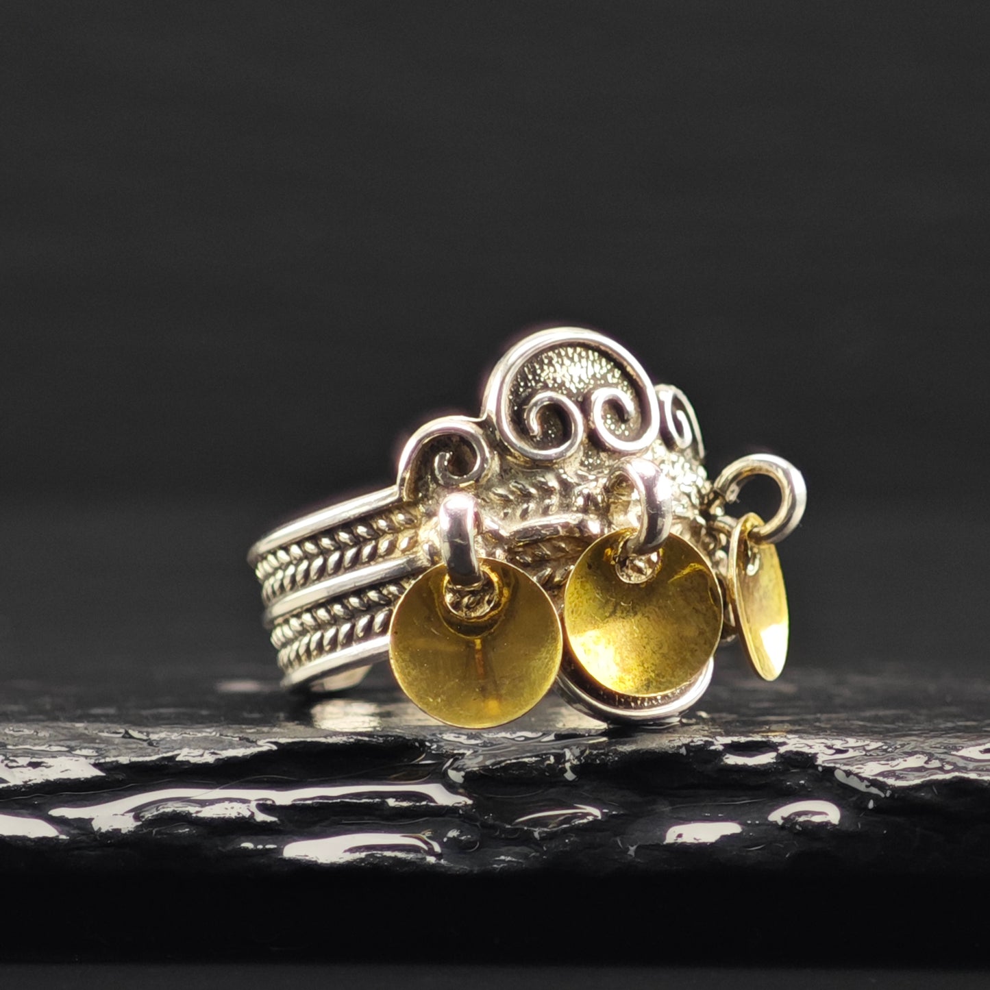 Norwegian Solje Style Ring 830 Silver Sz 7 R6374