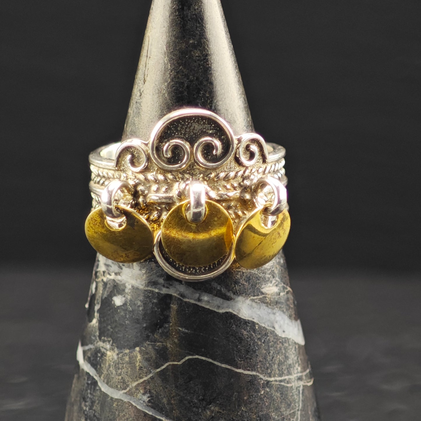 Norwegian Solje Style Ring 830 Silver Sz 7 R6374