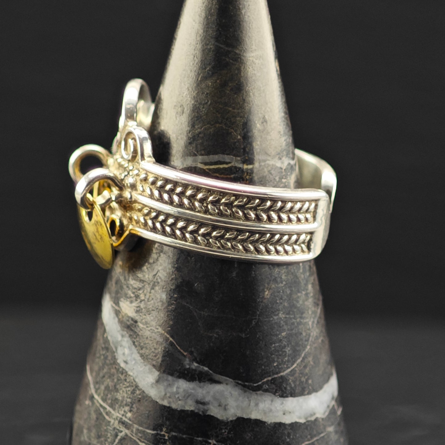 Norwegian Solje Style Ring 830 Silver Sz 7 R6374
