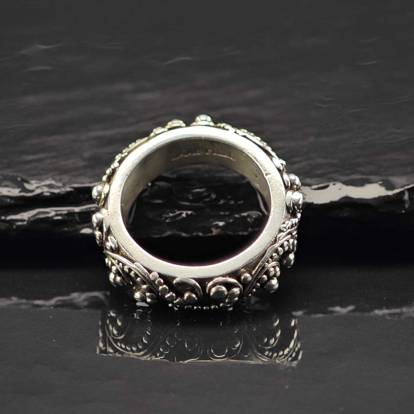 Lois Hill, Filigree Band Sterling Silver Sz 6 1/2 R6377