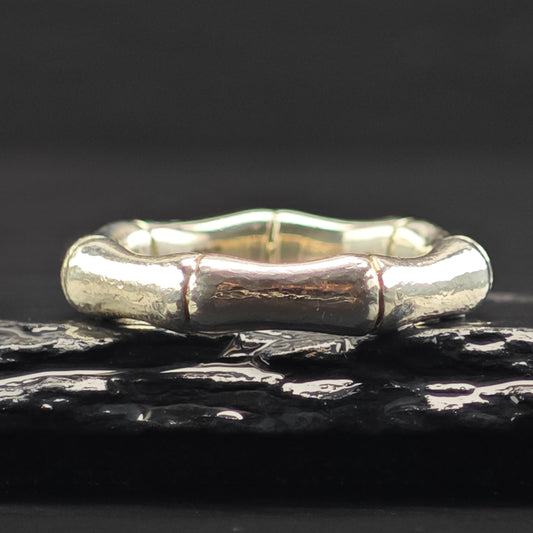 Lange Abstract Band Sterling Silver Sz 7 R6387
