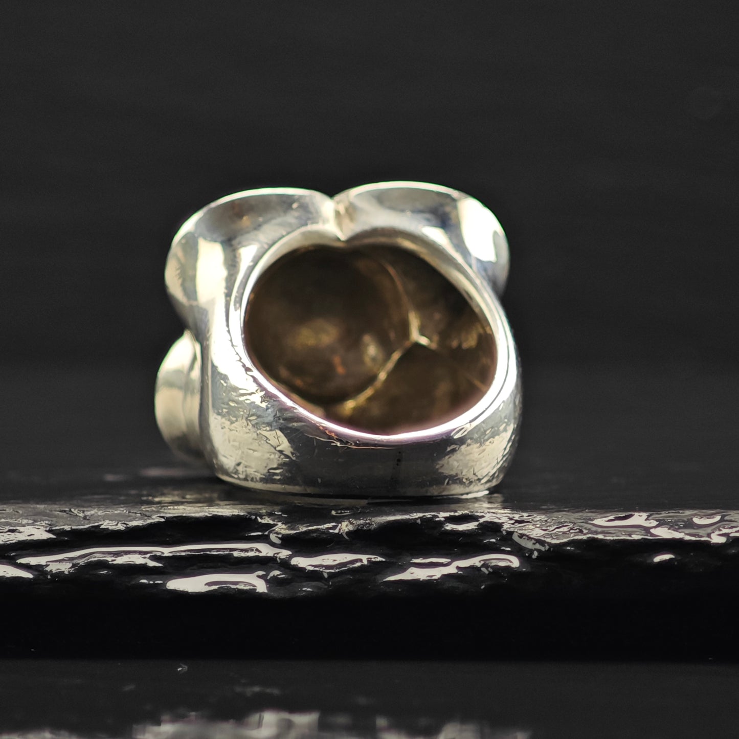 Stephen Dweck Floral Ring Sterling Silver Sz 6 1/2 R6397