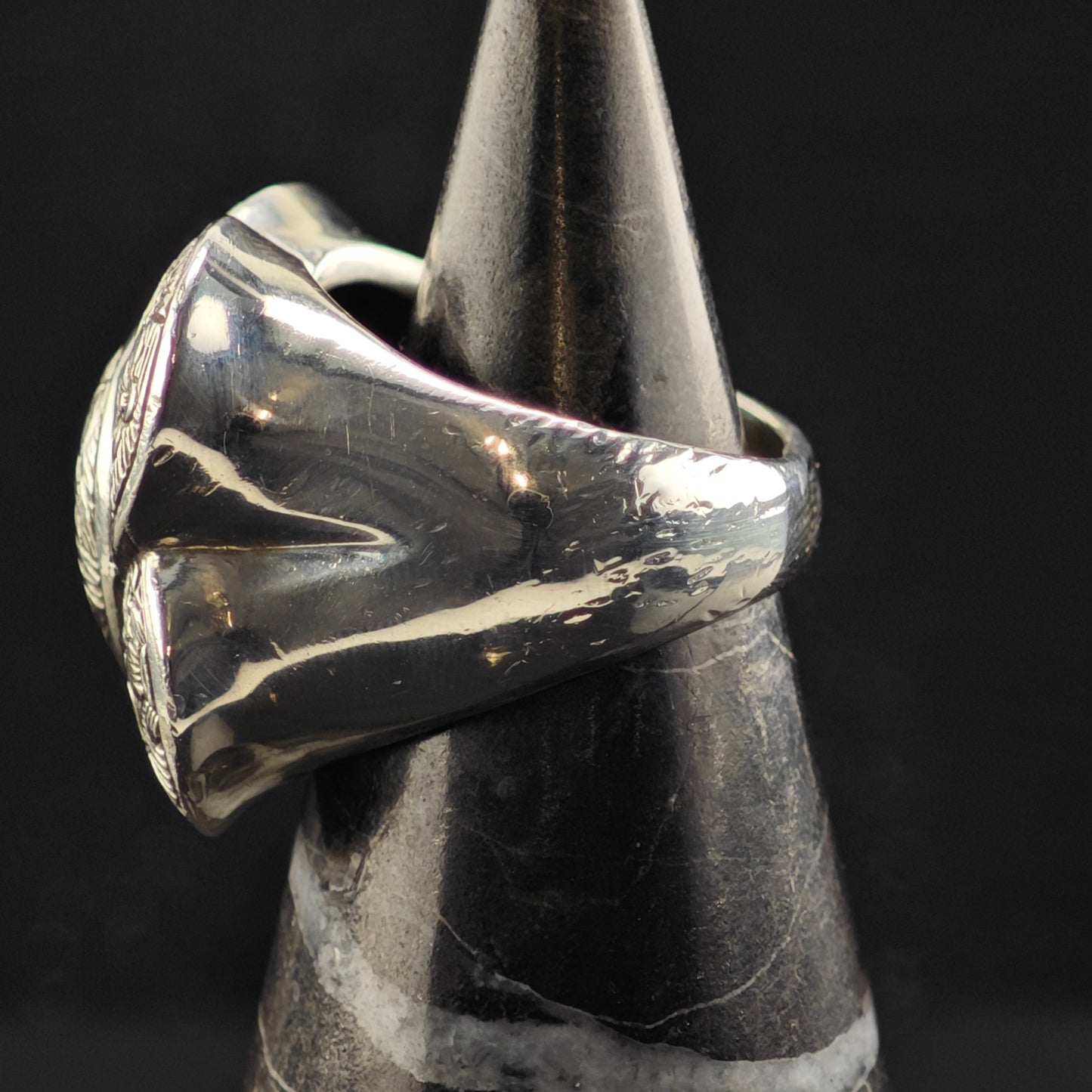 Stephen Dweck Floral Ring Sterling Silver Sz 6 1/2 R6397
