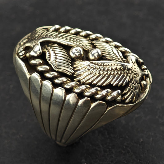 Sw Statement Eagle Ring Sterling Silver Sz 9 1/2 R6345