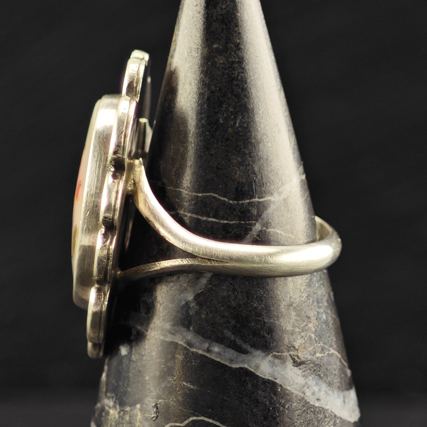 Native American Cardinal Ring Sterling Silver Sz 6 1/2 R6467