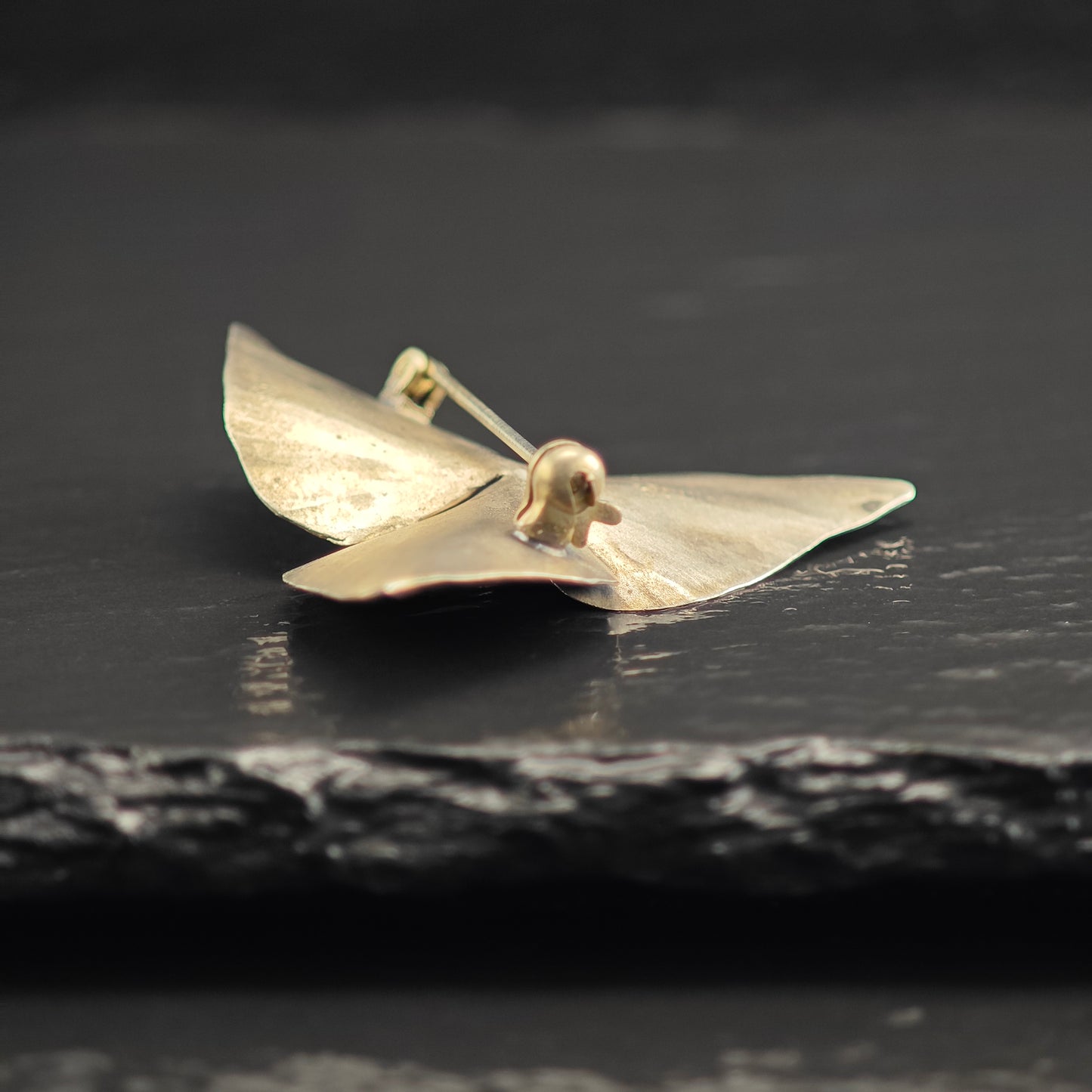 Floral Sterling Silver Brooch B2221