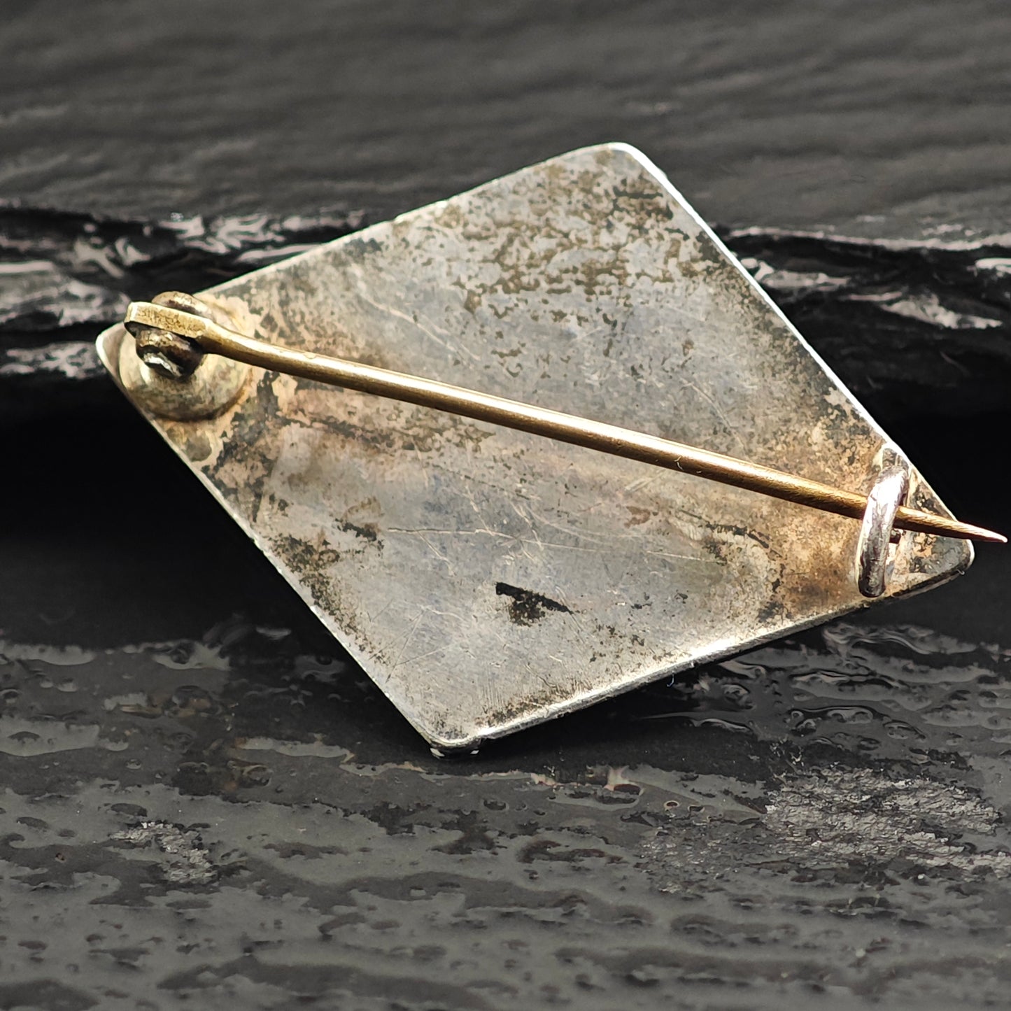 Antique Sterling Silver Brooch B2222