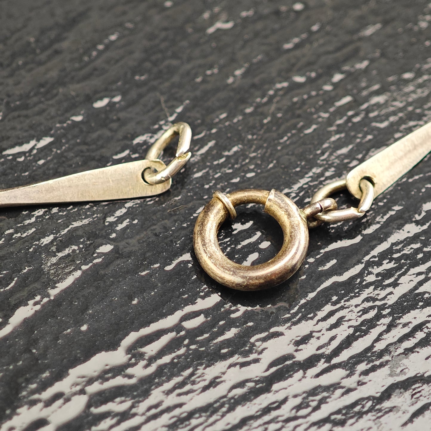 Brutalist Abstract, Sterling Silver Necklace N2698