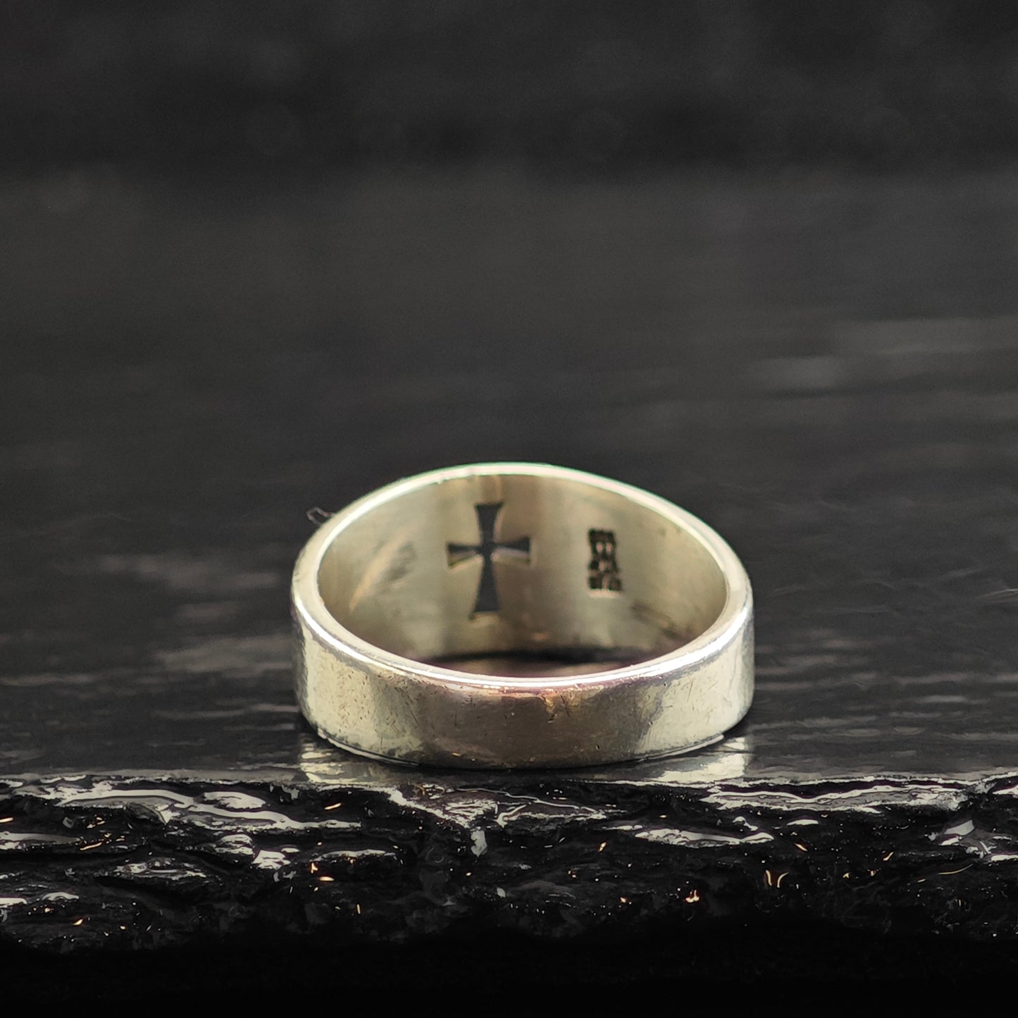Vintage James Avery Cross Cut Out Sterling Silver Ring Sz 6 1/4 R6488