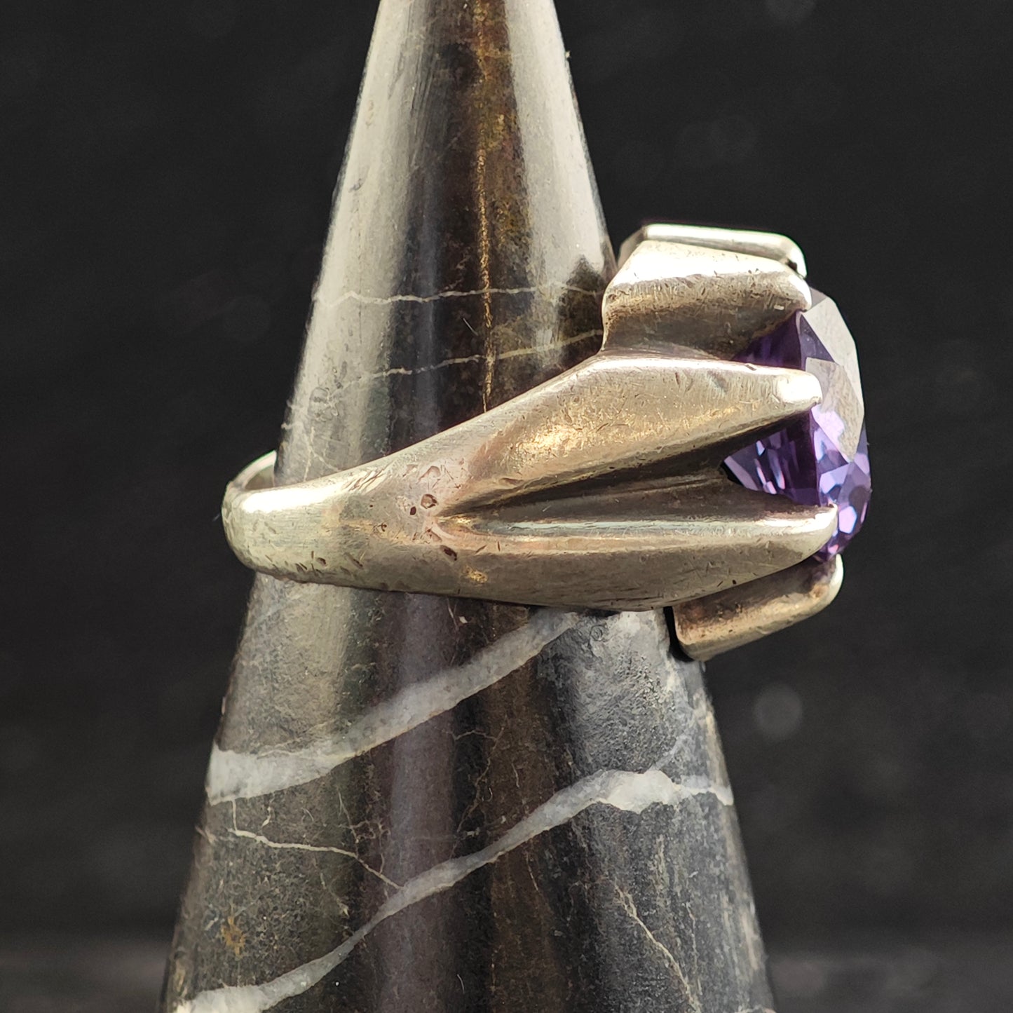 Enrique Ledesma Taxco Color Change Corundum Sterling Silver Ring Sz 9 R6499