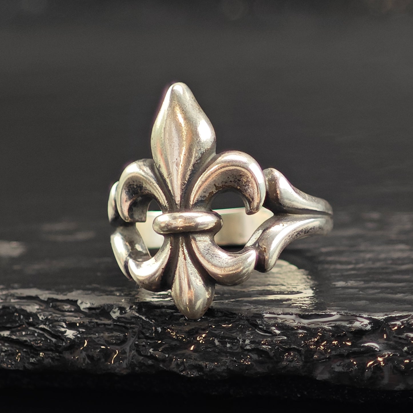 James Avery Fleur De Lis Sterling Silver Ring Sz 6 R6522