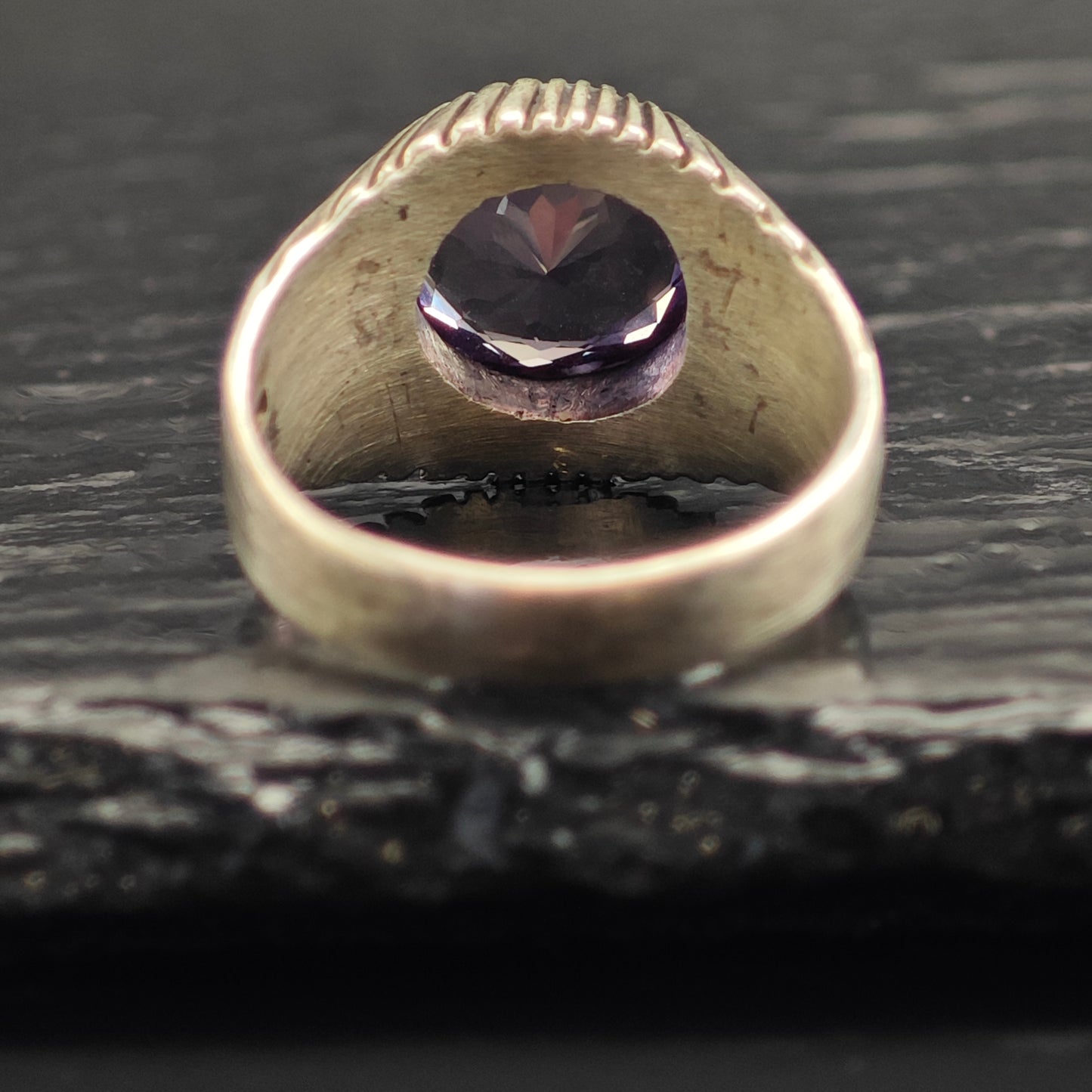 Color Change Corundum Sterling Sterling Ring Sz 10 1/2 R6534