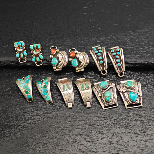 Choice of Native American, Sterling Silver Watch Extender Tips MISC0370