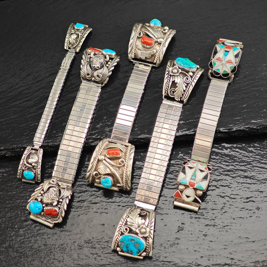Choice of Native American, Sterling Silver Watch Extenders MISC0369