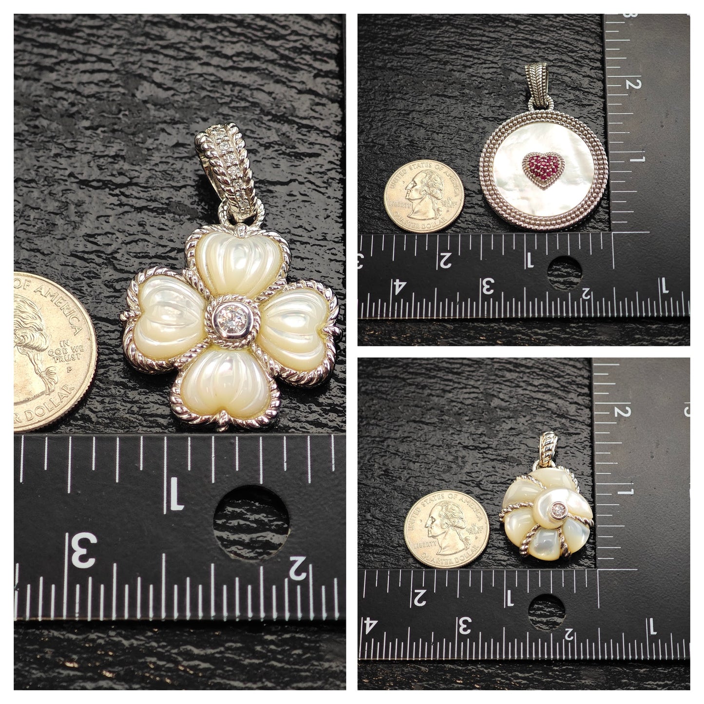 Choice of Judith Ripka Pendants, Sterling Silver P3009