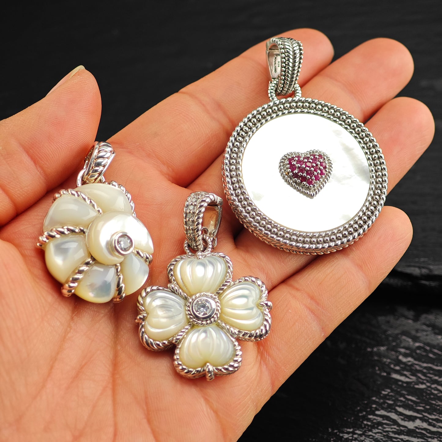 Choice of Judith Ripka Pendants, Sterling Silver P3009