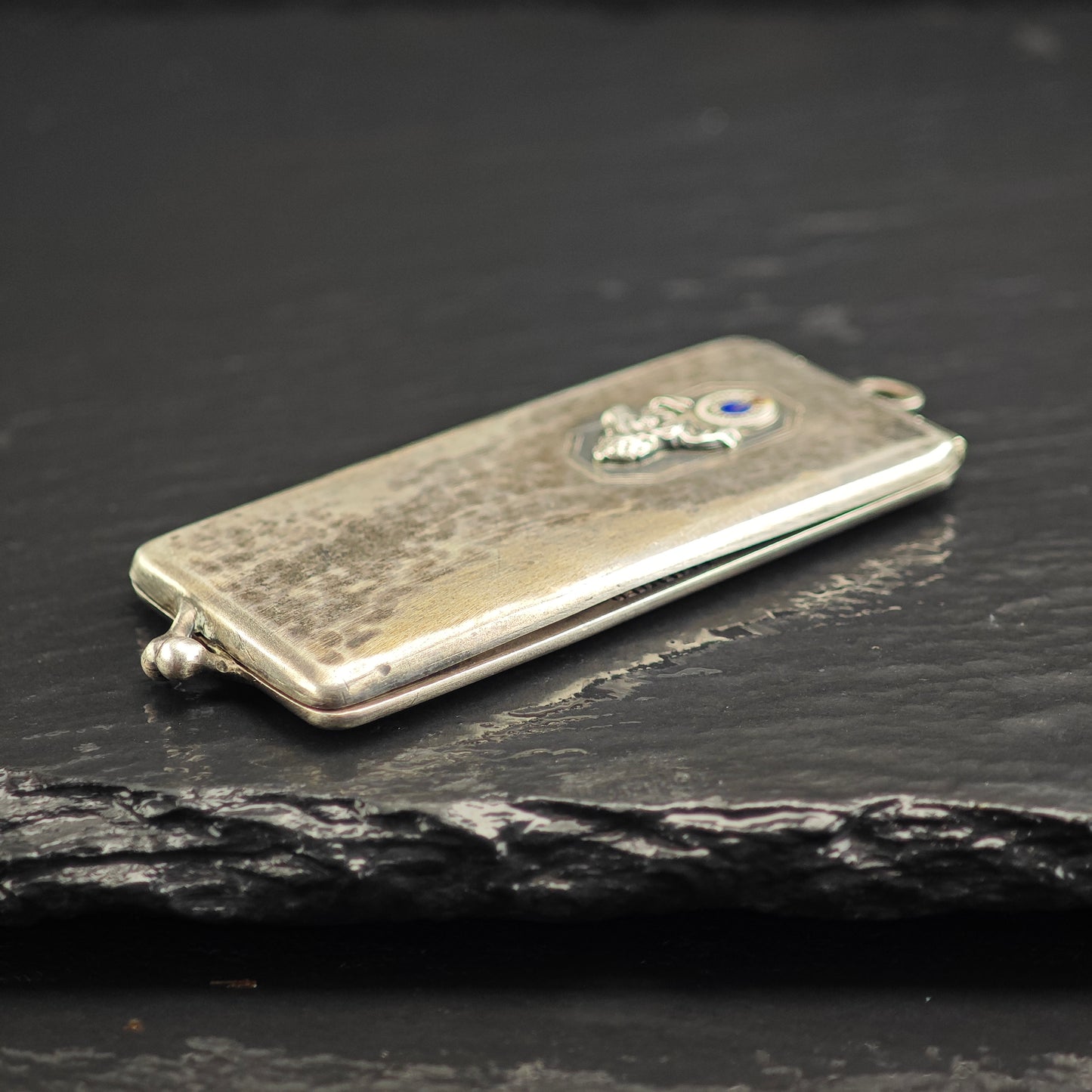 Antique Hello Bill Case B.P.O.E. Sterling Silver Pendant P3017