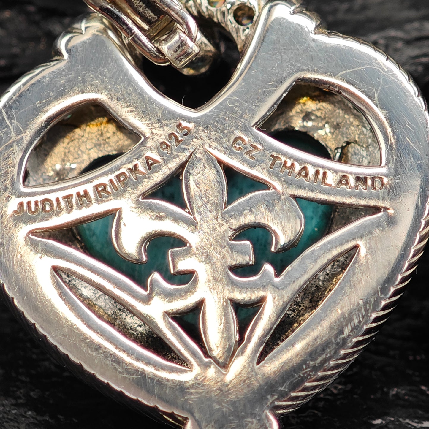 Choice of Judith Ripka Heart, Multi-stone Pendants, Sterling Silver P3021